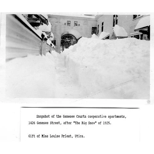 More 1925 Blizzard Utica Snowstorm