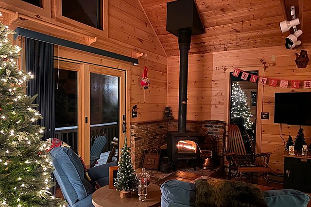Enjoy The Magic Of Christmas Year Round At This Adirondack Christmas Cabin