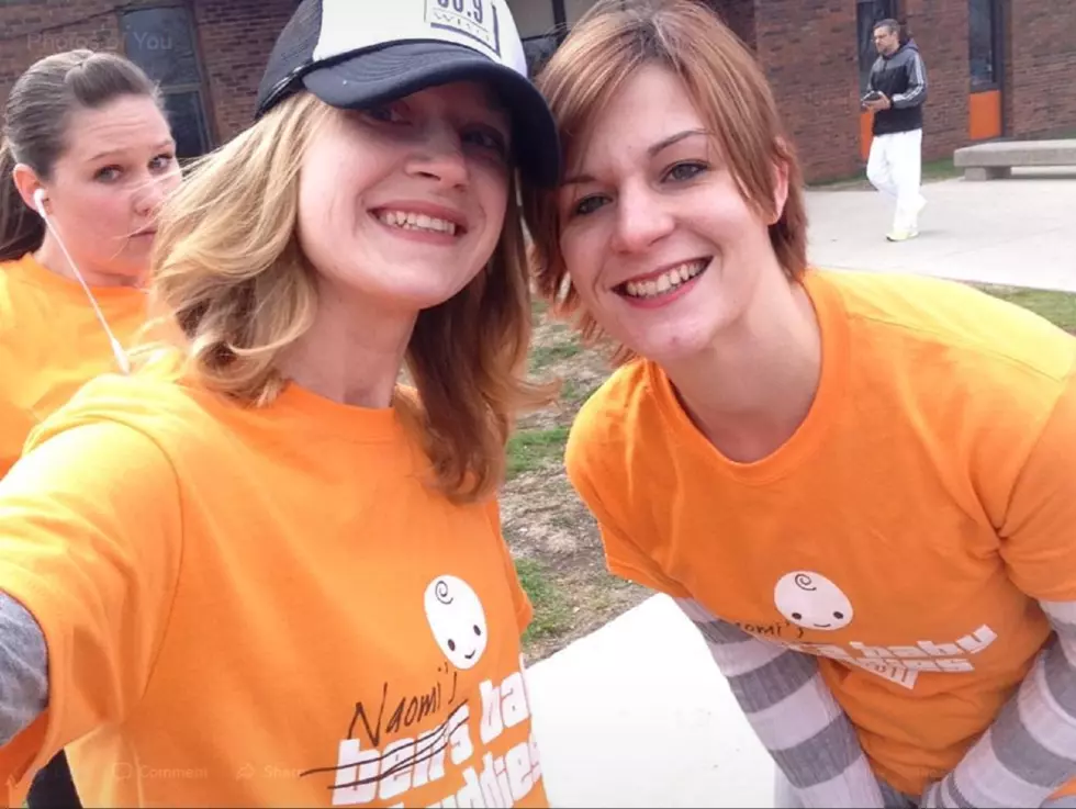 Naomi Lynn and Danielle Posing for a Photo at a March of Dimes March for Babies Walk
