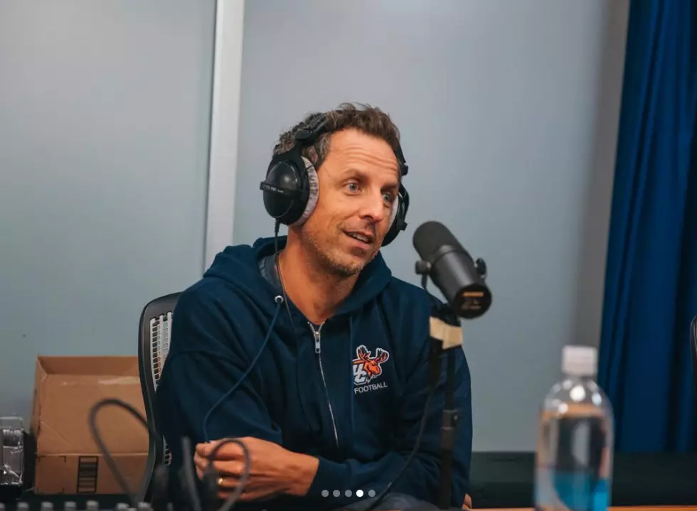 Television Host Seth Meyers Wears Utica College Gear on Podcast