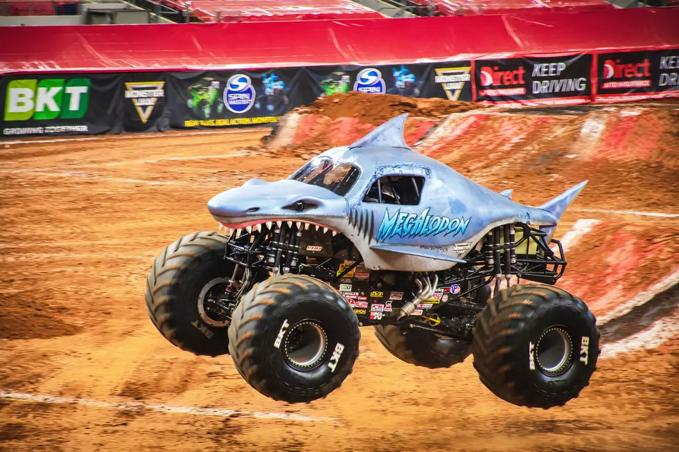 Watch Impressive Monster Trucks Crushing Cars In Upstate New York