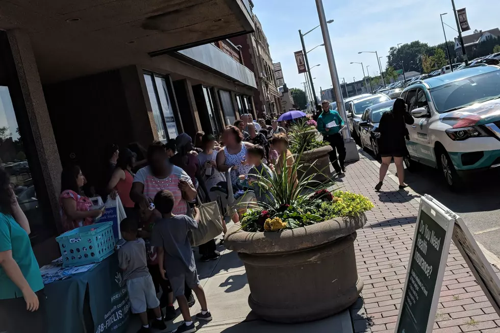 Pack To School Drive Draws Huge CNY Crowd
